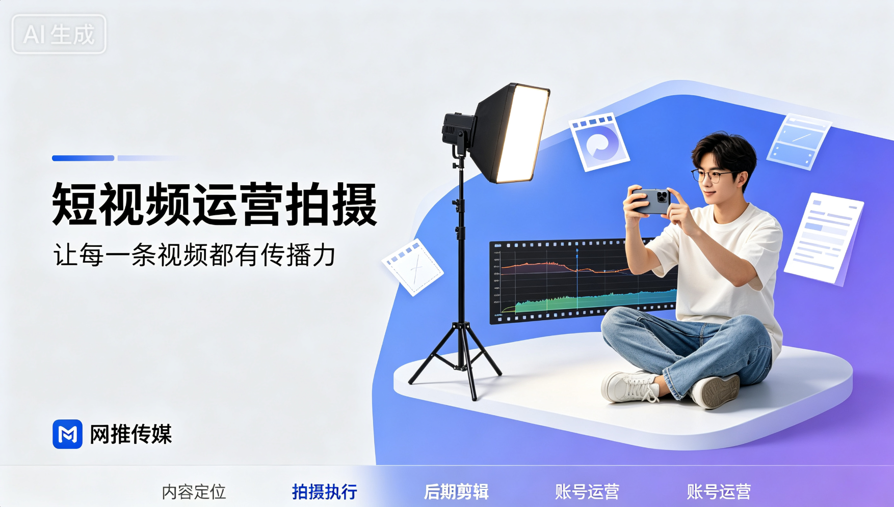 短视频运营策划与拍摄现场